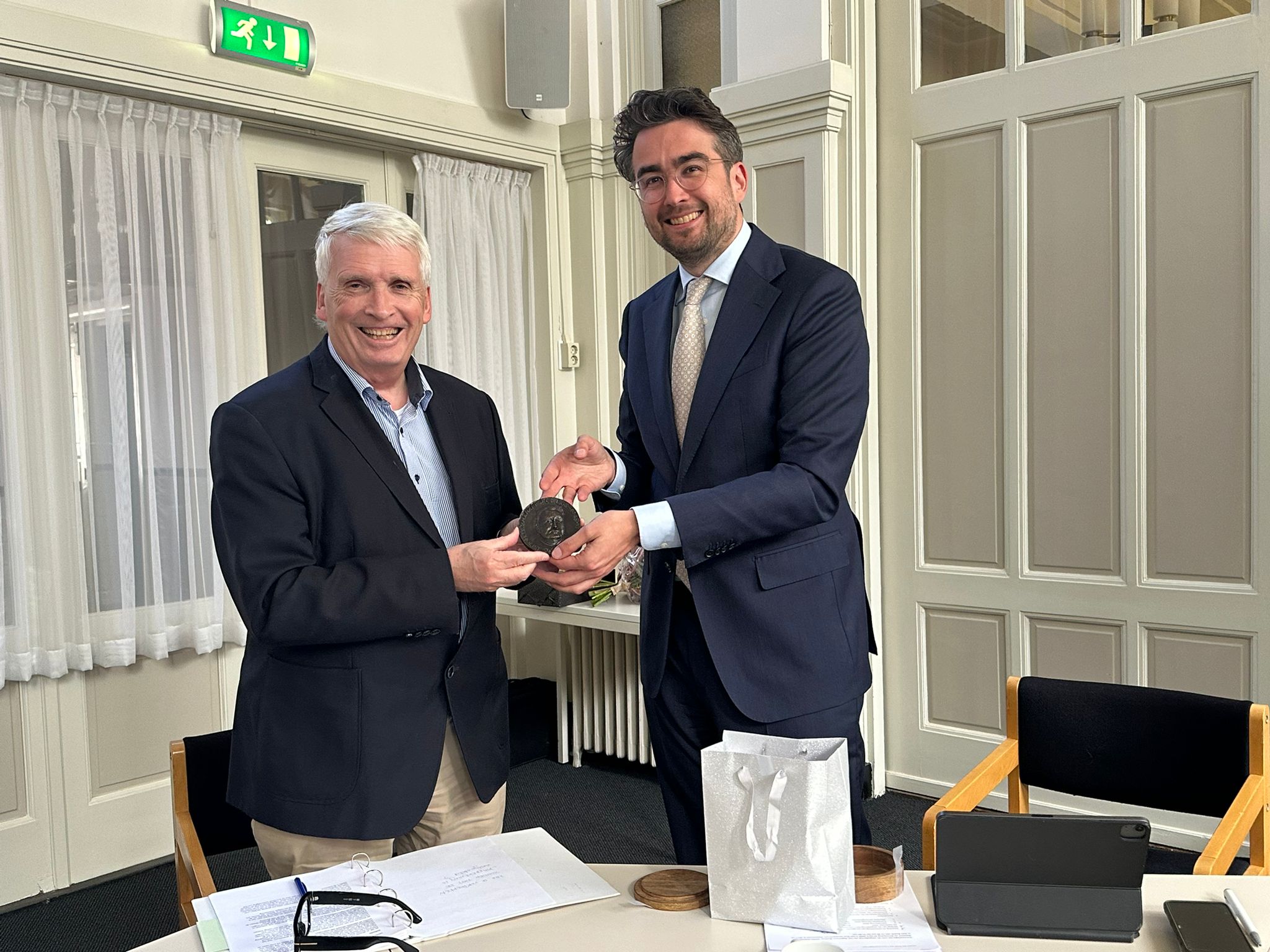 Poelspenning voor Douwe van der Werf
